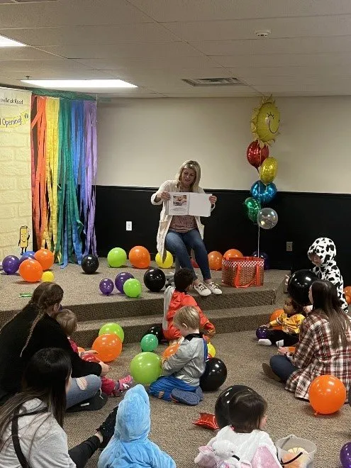 reading aloud at national read a book day