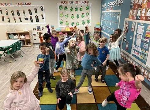 preschoolers dancing at ybr