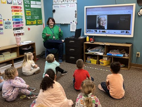 preschoolers learning about black history month